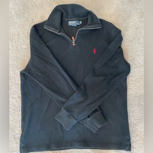 Polo by Ralph Lauren Quarter 1/4 Zip - black - great shape